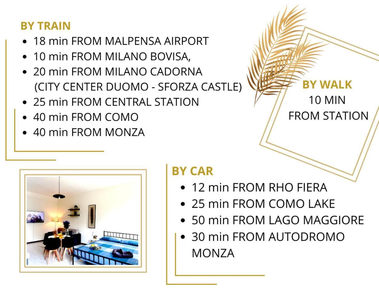 סרונו A Due Passi - 2 Milano - Como - Malpensa Aeroporto - Rho Fiera מראה חיצוני תמונה